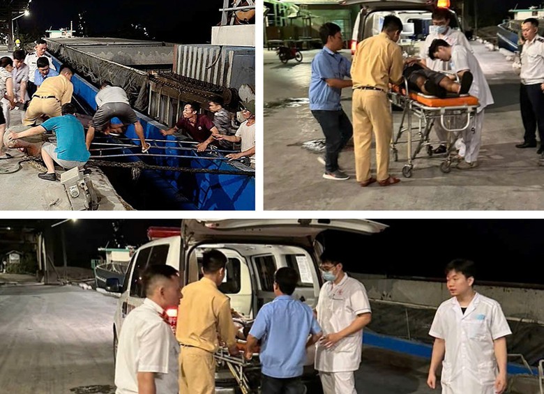 Hải Phòng: Cảnh sát đường thủy kịp thời cứu thuyền viên bị đột quỵ trên sông Đá Bạch- Ảnh 1. Hải Phòng: Cảnh sát đường thủy kịp thời cứu thuyền viên bị đột quỵ trên sông Đá Bạch- Ảnh 1.