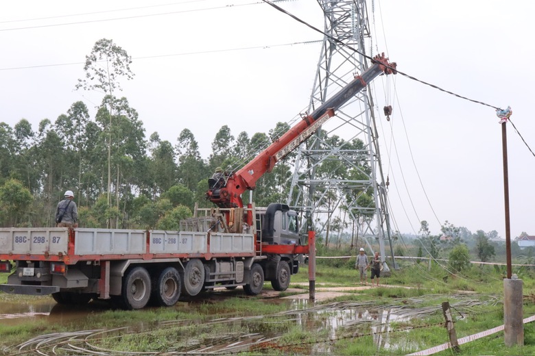 Huyện B&igrave;nh Xuy&ecirc;n bảo vệ thi c&ocirc;ng dự &aacute;n Đường d&acirc;y 110kV B&aacute; Thiện - Khai Quang- Ảnh 2.