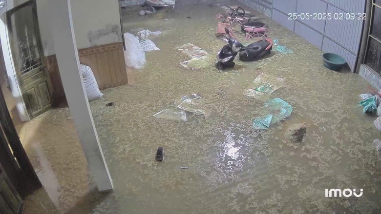 H&agrave; Tĩnh: Mưa lớn g&acirc;y lũ lụt bất ngờ trong th&aacute;ng 5, nh&agrave; cửa ngập s&acirc;u, hư hại hoa m&agrave;u- Ảnh 1.