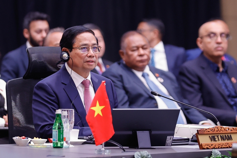 Thủ tướng Phạm Minh Ch&iacute;nh bắt đầu c&aacute;c hoạt động tại Hội nghị Cấp cao ASEAN 46- Ảnh 5.