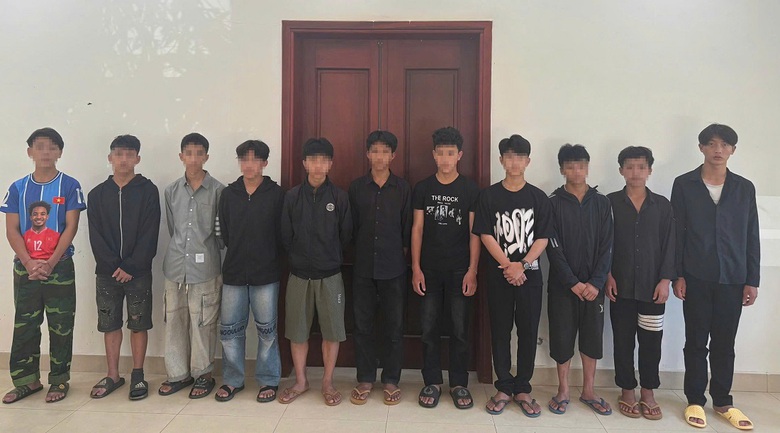 Khởi tố nh&oacute;m thanh ni&ecirc;n mang dao, kiếm g&acirc;y rối trật tự c&ocirc;ng cộng ở Nghệ An- Ảnh 1.