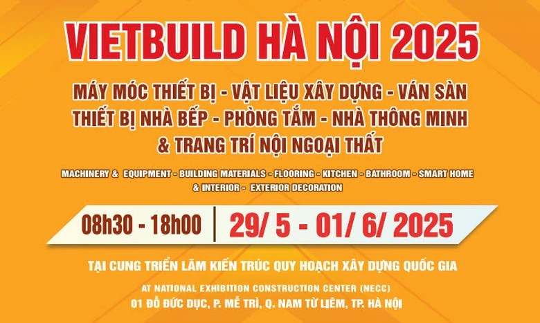 630 gian h&agrave;ng &ldquo;phủ k&iacute;n&rdquo; Vietbuild H&agrave; Nội 2025- Ảnh 1.