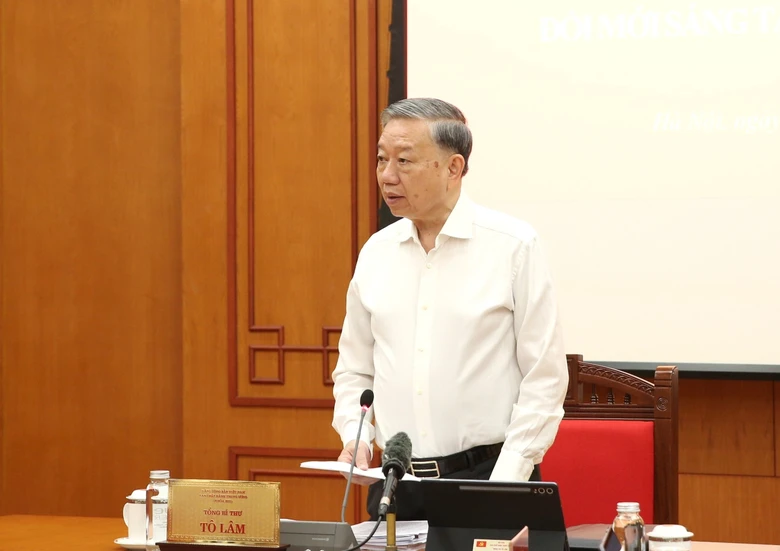 Tổng B&iacute; thư T&ocirc; L&acirc;m: Kh&ocirc;ng c&oacute; khoa học c&ocirc;ng nghệ sẽ kh&ocirc;ng c&oacute; tăng trưởng 2 con số- Ảnh 1.