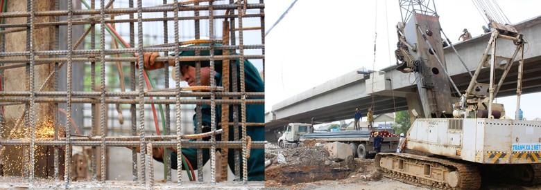 Cận cảnh 3 cầu vượt n&uacute;t giao cao tốc Vạn Ninh - Cam Lộ bứt ph&aacute; tiến độ sau khi c&oacute; mặt bằng- Ảnh 7.