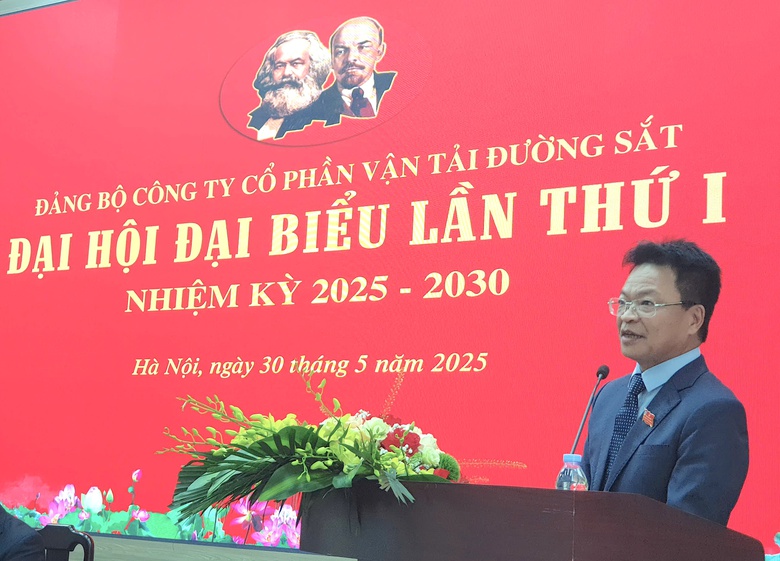 Đảng bộ C&ocirc;ng ty Vận tải đường sắt đại hội lần thứ nhất, nhiệm kỳ 2025-2030- Ảnh 1.