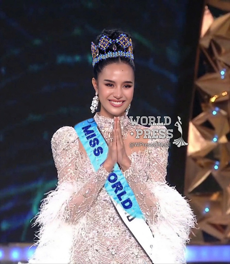 Đại diện Th&aacute;i Lan đăng quang Miss World 2025, mang vương miện về ch&acirc;u &Aacute;- Ảnh 4.