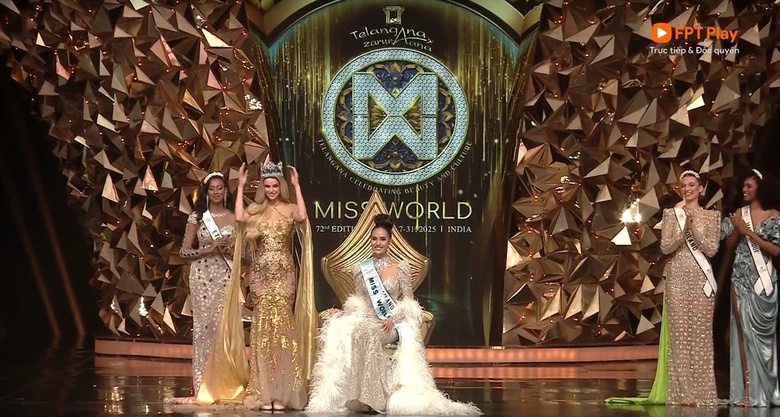 Đại diện Th&aacute;i Lan đăng quang Miss World 2025, mang vương miện về ch&acirc;u &Aacute;- Ảnh 3.