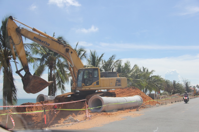 Dự &aacute;n sửa chữa, chống ngập đường ven biển Phan Thiết đang thi c&ocirc;ng ra sao?- Ảnh 5.