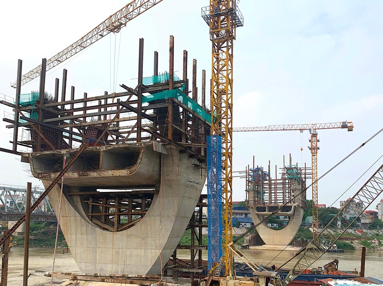 Vướng mặt bằng, dự &aacute;n cầu Đuống nguy cơ "vỡ" tiến độ- Ảnh 2.