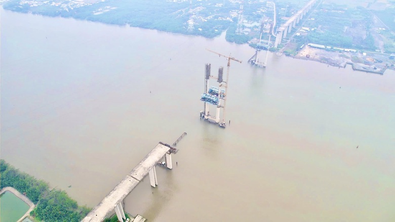 Cầu Phước Kh&aacute;nh t&aacute;i khởi động sau nhiều năm dừng thi c&ocirc;ng- Ảnh 1.