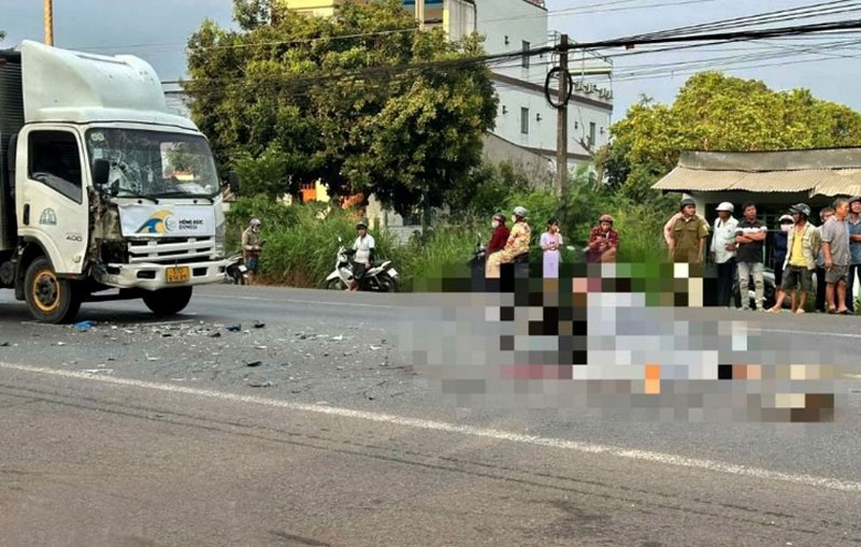 Hiện trường vụ tai nạn - Ảnh: Báo Đồng Nai. Hiện trường vụ tai nạn - Ảnh: Báo Đồng Nai.