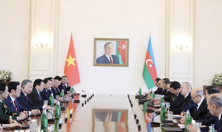 Việt Nam - Azerbaijan thiết lập quan hệ Đối t&aacute;c chiến lược, ph&aacute;t huy tiềm năng giao th&ocirc;ng- Ảnh 1.