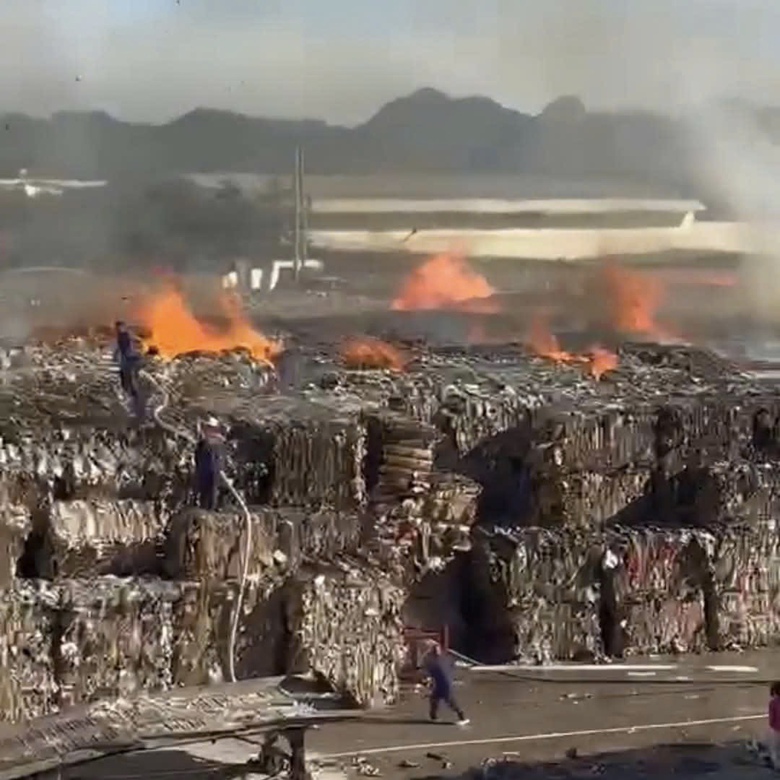 Ninh B&igrave;nh: Ch&aacute;y lớn tại C&ocirc;ng ty cổ phần Giấy HKB- Ảnh 1.