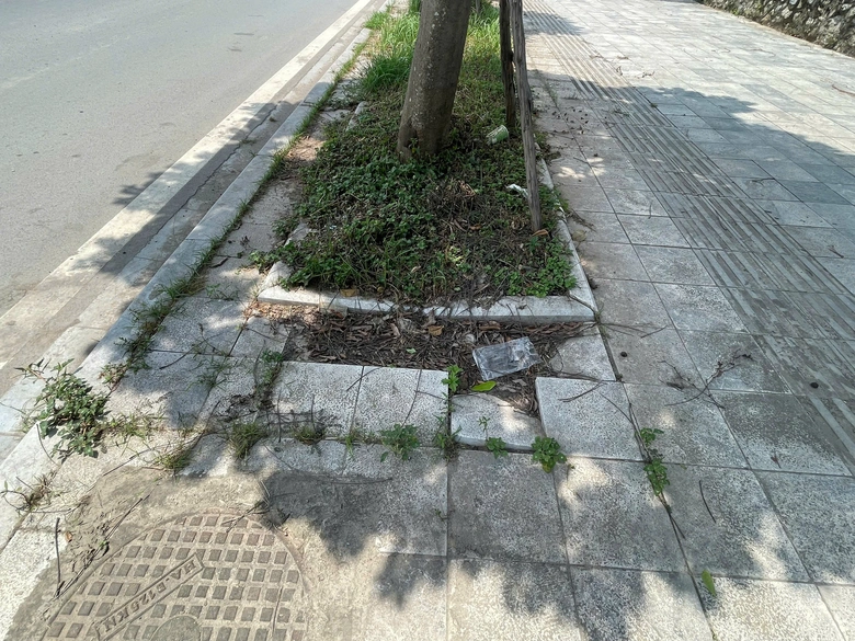 H&agrave; Nội: Tuyến đường mới ở quận Long Bi&ecirc;n vừa khai th&aacute;c đ&atilde; xuống cấp- Ảnh 7.