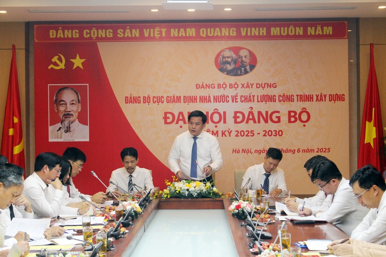 Đảng bộ Cục Gi&aacute;m định định hướng đổi mới phương thức quản l&yacute; chất lượng c&ocirc;ng tr&igrave;nh- Ảnh 2.