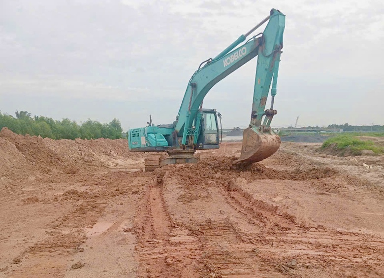 C&ocirc;ng nh&acirc;n đội mưa, gồng tiến độ dự &aacute;n V&agrave;nh đai 3 v&agrave; cao tốc qua Đồng Nai- Ảnh 8.