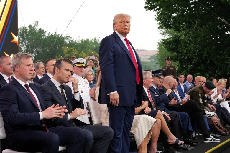 &Ocirc;ng Trump lạc quan về h&ograve;a b&igrave;nh bất chấp xung đột Israel - Iran leo thang- Ảnh 1.