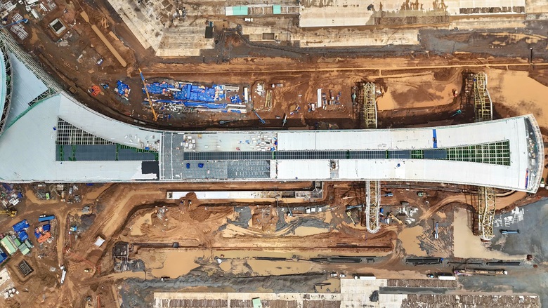 To&agrave;n cảnh chặng đầu thi c&ocirc;ng đường cất hạ c&aacute;nh thứ 2 s&acirc;n bay Long Th&agrave;nh- Ảnh 10.