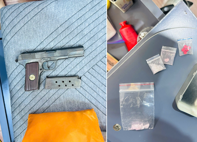 Triệt ph&aacute; 2 ổ nh&oacute;m ma t&uacute;y ở Hải Ph&ograve;ng, thu giữ gần 2,5kg ma t&uacute;y v&agrave; s&uacute;ng đạn- Ảnh 2.