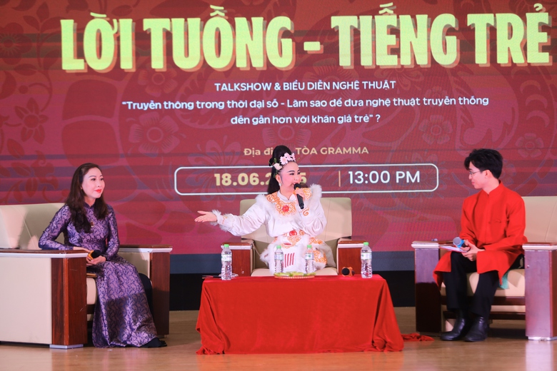 Nghệ sĩ Nh&agrave; h&aacute;t Tuồng Việt Nam cổ vũ gen Z bảo tồn nghệ thuật truyền thống- Ảnh 3.
