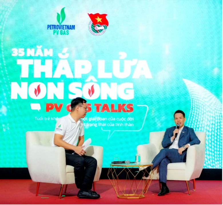 PV GAS Talks &ldquo;35 năm - Thắp lửa non s&ocirc;ng&rdquo;: H&agrave;nh tr&igrave;nh kết nối v&agrave; giữ lửa nhiệt huyết- Ảnh 4.