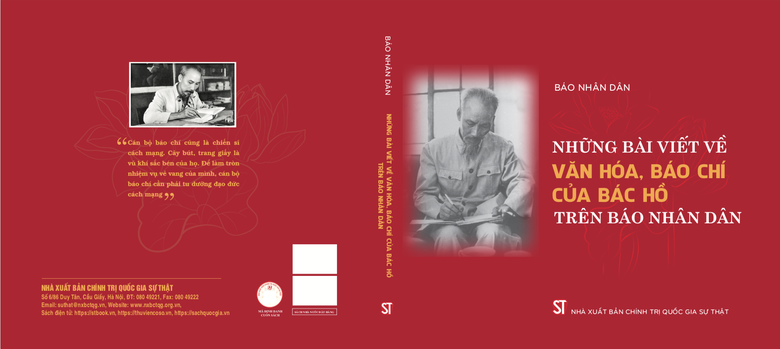 Ra mắt s&aacute;ch "Những b&agrave;i viết về văn h&oacute;a, b&aacute;o ch&iacute; của B&aacute;c Hồ tr&ecirc;n B&aacute;o Nh&acirc;n D&acirc;n"- Ảnh 1.