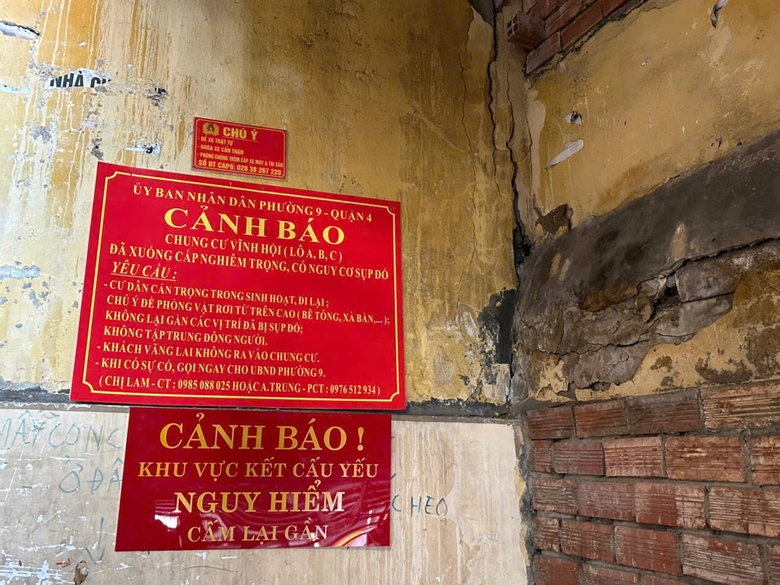 TP.HCM: Bất an sống trong chung cư Vĩnh Hội... chờ sập!- Ảnh 8.