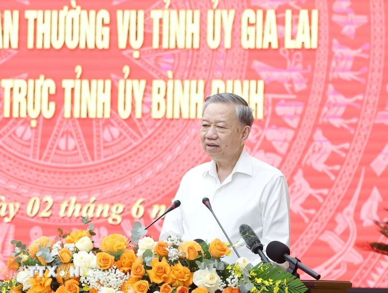 Tổng B&iacute; thư: Đưa Gia Lai mới trở th&agrave;nh cực tăng trưởng quan trọng ở Trung-Trung Bộ- Ảnh 1.
