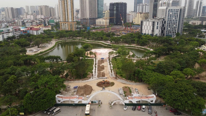 C&ocirc;ng vi&ecirc;n Cầu Giấy v&agrave; Nghĩa Đ&ocirc; đưa v&agrave;o sử dụng dịp kỷ niệm ng&agrave;y Giải ph&oacute;ng Thủ đ&ocirc;- Ảnh 1.