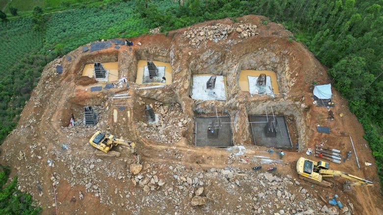 Phú Thọ: Đảm bảo tiến độ đường dây 500kV qua địa hình phức tạp huyện Đoan Hùng- Ảnh 6. Phú Thọ: Đảm bảo tiến độ đường dây 500kV qua địa hình phức tạp huyện Đoan Hùng- Ảnh 6.