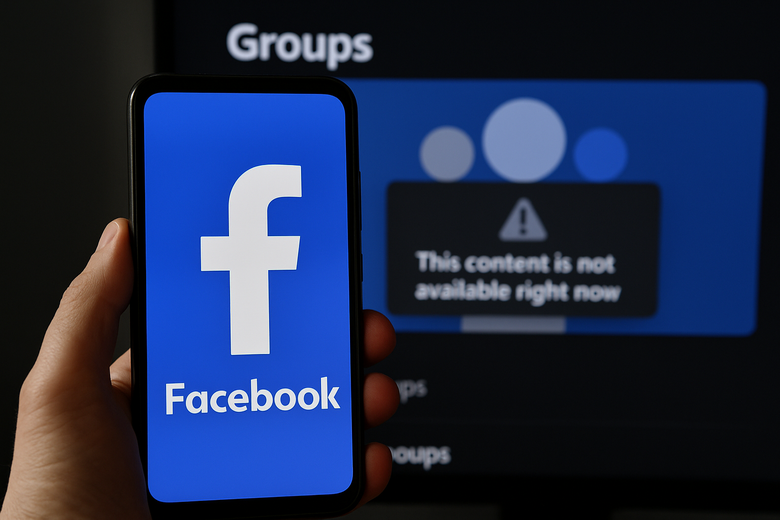 Meta x&aacute;c nhận lỗi kỹ thuật khiến h&agrave;ng loạt nh&oacute;m Facebook bị đ&igrave;nh chỉ- Ảnh 1.