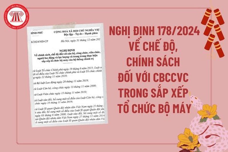 Hướng dẫn Nghị định 178 về chế độ với c&ocirc;ng chức trong thực hiện sắp xếp bộ m&aacute;y