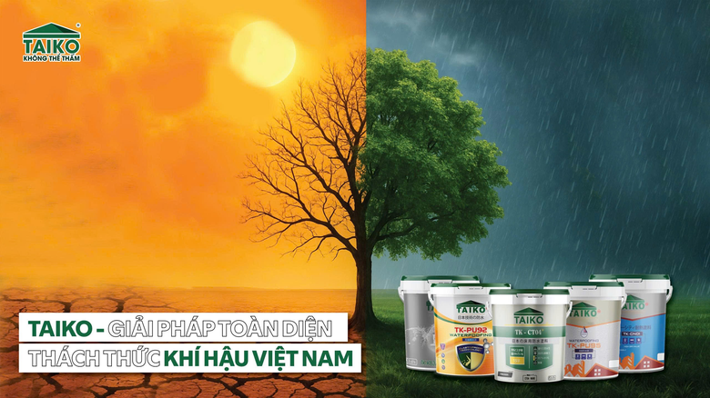 TAIKO - Sơn chống thấm xanh, an to&agrave;n v&agrave; bền vững- Ảnh 1.