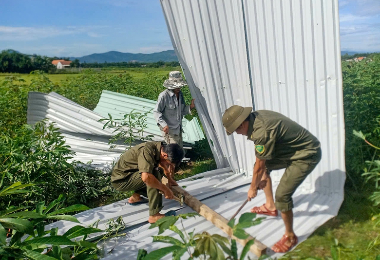 30 nh&agrave; d&acirc;n ở Quảng Nam tốc m&aacute;i, hư hỏng nặng sau lốc xo&aacute;y- Ảnh 4.