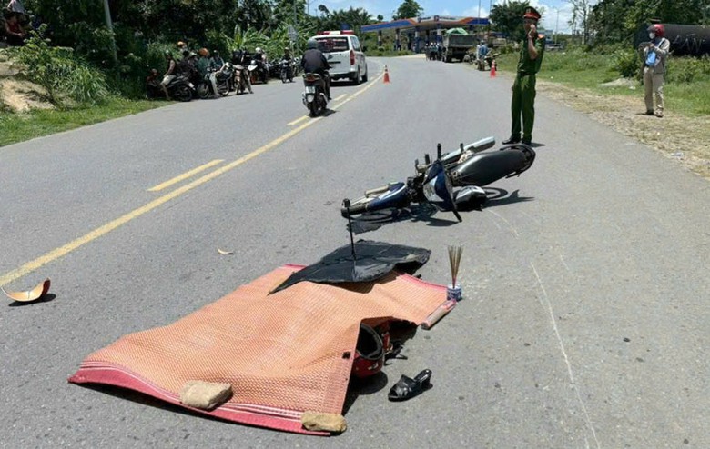 Hiện trường vụ tai nạn - Ảnh: CA. Hiện trường vụ tai nạn - Ảnh: CA.