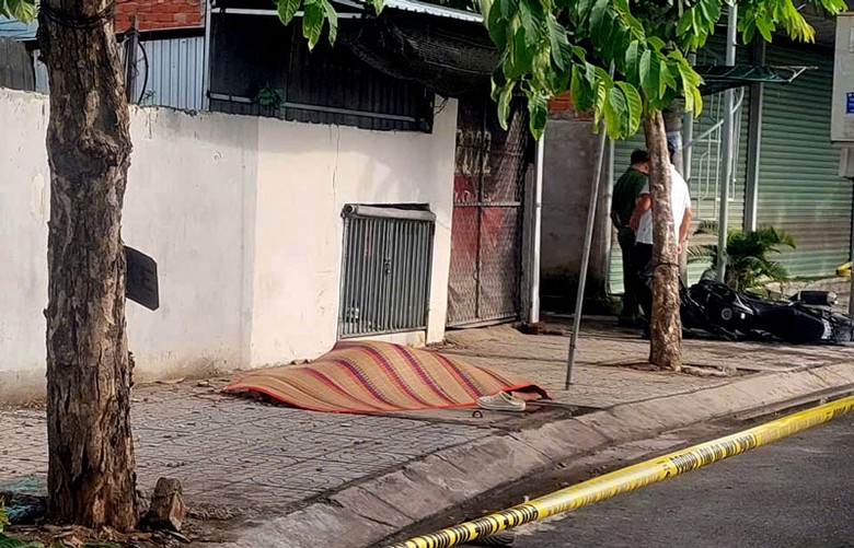 Hiện trường vụ tai nạn.