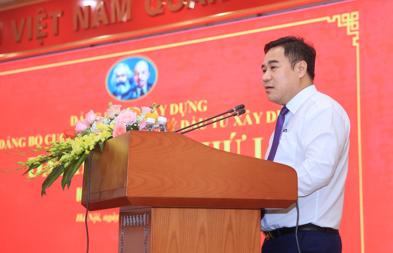 Nhiều mục tiêu lớn trong nhiệm kỳ mới của Đảng bộ Cục Kinh tế - Quản lý đầu tư xây dựng- Ảnh 1. Nhiều mục tiêu lớn trong nhiệm kỳ mới của Đảng bộ Cục Kinh tế - Quản lý đầu tư xây dựng- Ảnh 1.