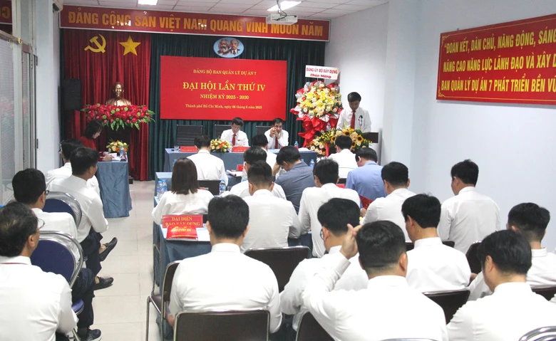 Ban Quản l&yacute; dự &aacute;n 7 tổ chức Đại hội lần thứ IV nhiệm kỳ 2025-2030- Ảnh 1.