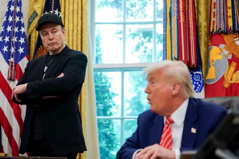 Quan hệ giữa Tổng thống Trump v&agrave; tỷ ph&uacute; Musk rạn nứt- Ảnh 1.