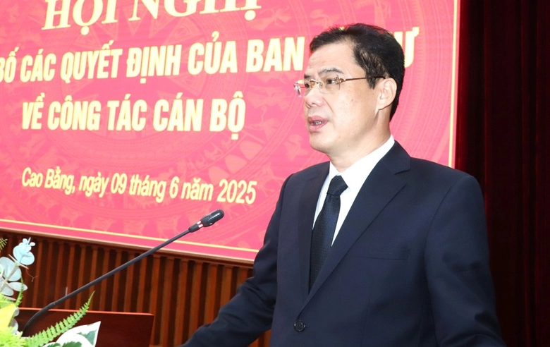 Gi&aacute;m đốc C&ocirc;ng an tỉnh được chuẩn y giữ chức Ph&oacute; b&iacute; thư Tỉnh ủy Cao Bằng- Ảnh 1.