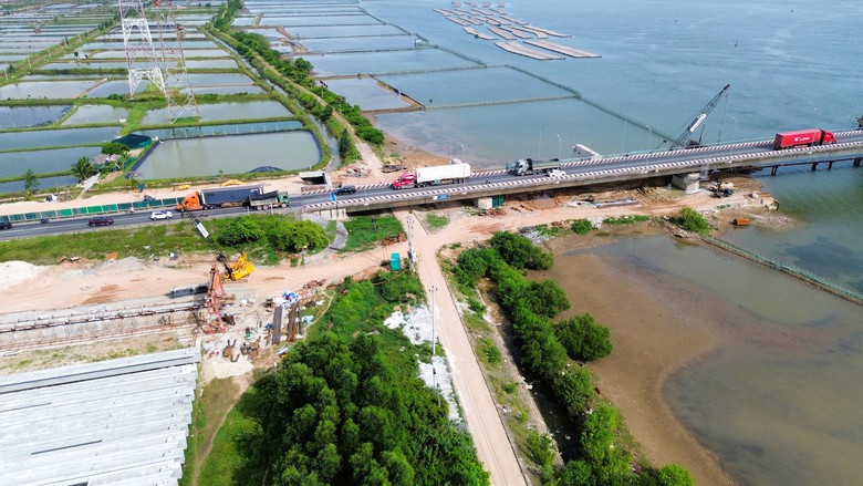 Cận cảnh cầu Gianh &ldquo;chia lửa&rdquo; cho cầu d&agrave;i nhất tr&ecirc;n QL1 qua Quảng Trị- Ảnh 12.