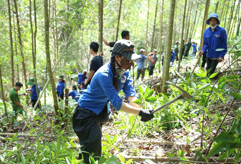 Vượt khó, đẩy nhanh tiến độ đường dây 500kV Lào Cai - Vĩnh Yên- Ảnh 4. Vượt khó, đẩy nhanh tiến độ đường dây 500kV Lào Cai - Vĩnh Yên- Ảnh 4.