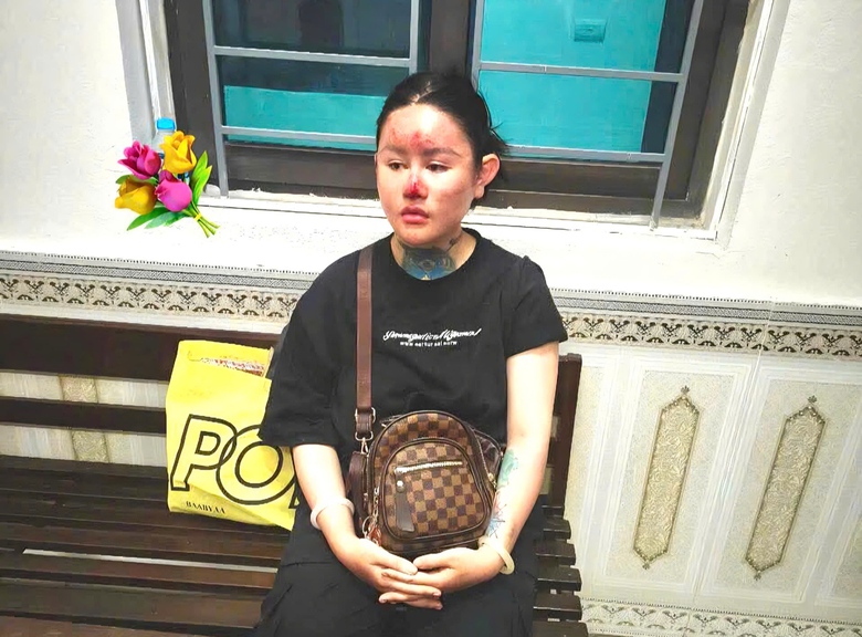 Ng&acirc;n "Baby" bị tạm giữ sau vụ đập ph&aacute; c&acirc;y ATM, &ocirc;t&ocirc; ở Nghệ An- Ảnh 2.