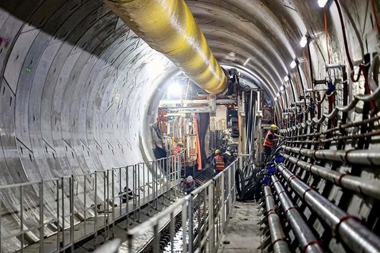 Hầm metro Nhổn - ga H&agrave; Nội đang khoan tới đ&acirc;u?- Ảnh 1.