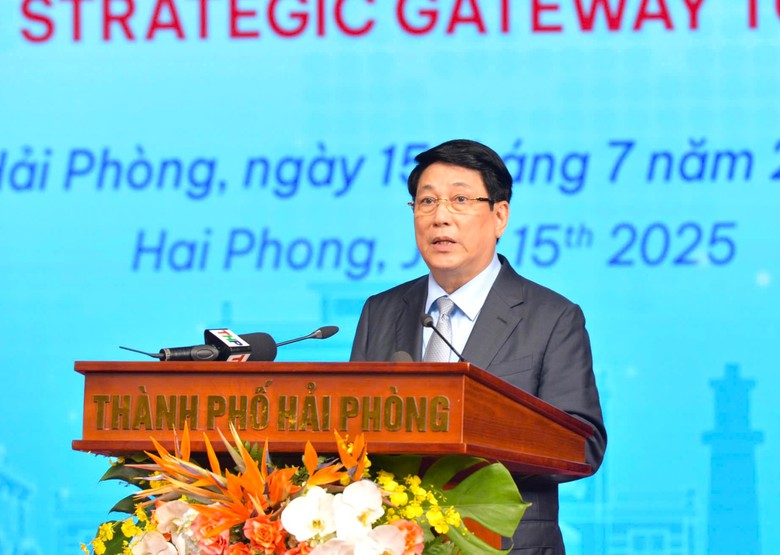 Chủ tịch nước Lương Cường dự hội nghị x&uacute;c tiến đầu tư TP Hải Ph&ograve;ng- Ảnh 2.