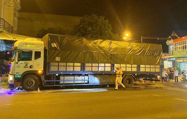 Hiện trường vụ tai nạn - Ảnh: H.N.