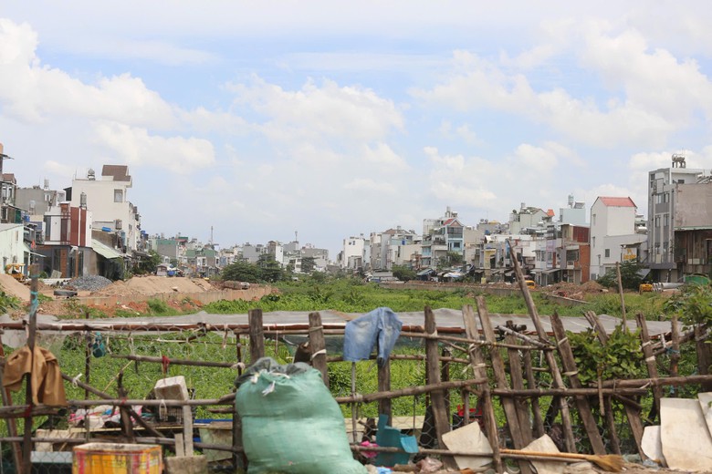 Cận cảnh dự &aacute;n k&ecirc;nh Tham Lương - Bến C&aacute;t - Rạch Nước L&ecirc;n chậm tiến độ, cỏ mọc um t&ugrave;m- Ảnh 4.