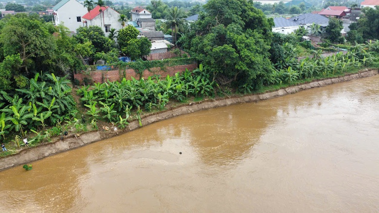 Phú Thọ: Sạt lở bờ sông Hồng nghiêm trọng đoạn xã Lâm Thao- Ảnh 1. Phú Thọ: Sạt lở bờ sông Hồng nghiêm trọng đoạn xã Lâm Thao- Ảnh 1.