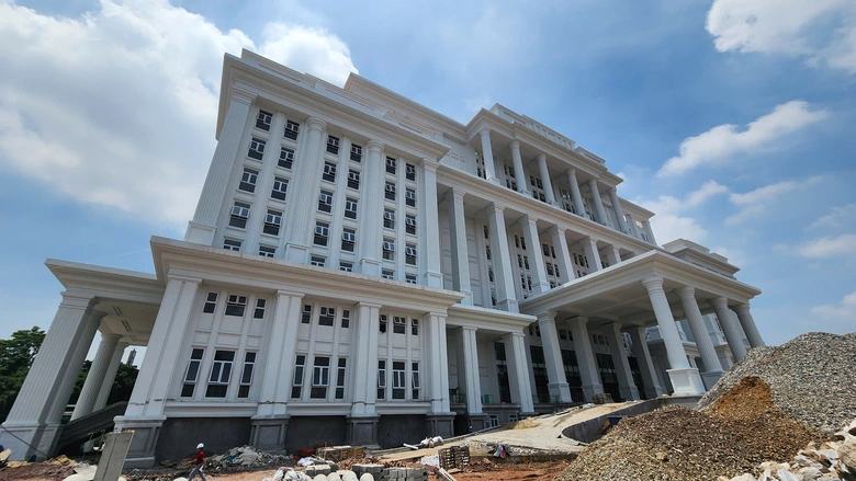 Cận cảnh trụ sở Khối các cơ quan hơn 400 tỷ đồng ở Thái Nguyên sắp về đích- Ảnh 8. Cận cảnh trụ sở Khối các cơ quan hơn 400 tỷ đồng ở Thái Nguyên sắp về đích- Ảnh 8.