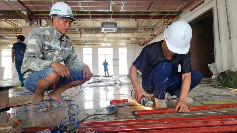 Cận cảnh trụ sở Khối các cơ quan hơn 400 tỷ đồng ở Thái Nguyên sắp về đích- Ảnh 11. Cận cảnh trụ sở Khối các cơ quan hơn 400 tỷ đồng ở Thái Nguyên sắp về đích- Ảnh 11.